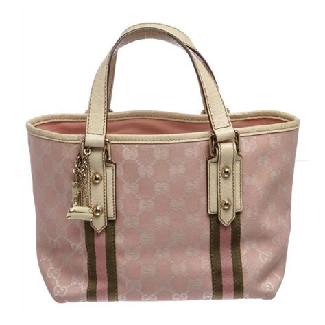 gucci pink monogram bag|gucci monogram tote bag.